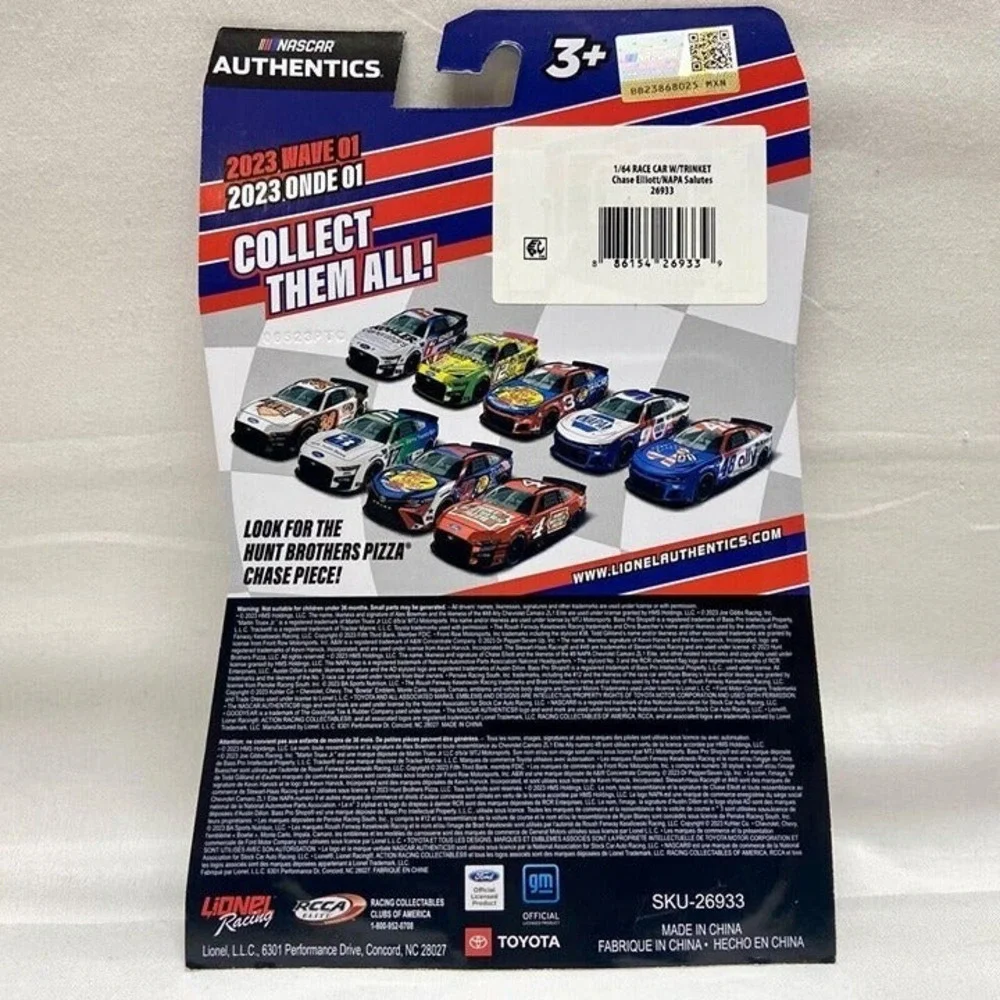 Nascar Authentics‎ Chase Elliott #9 NAPA 1:64 Chevrolet Camaro 2023 Wave 01 NIP